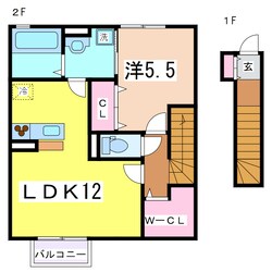 セジュール近江の物件間取画像